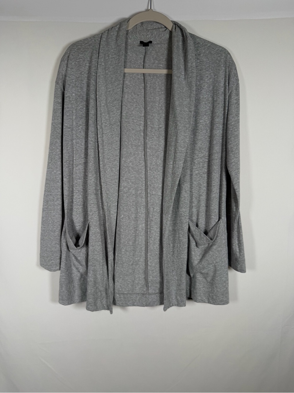J. Crew Lightweight Open Front‎ Gray Cardigan